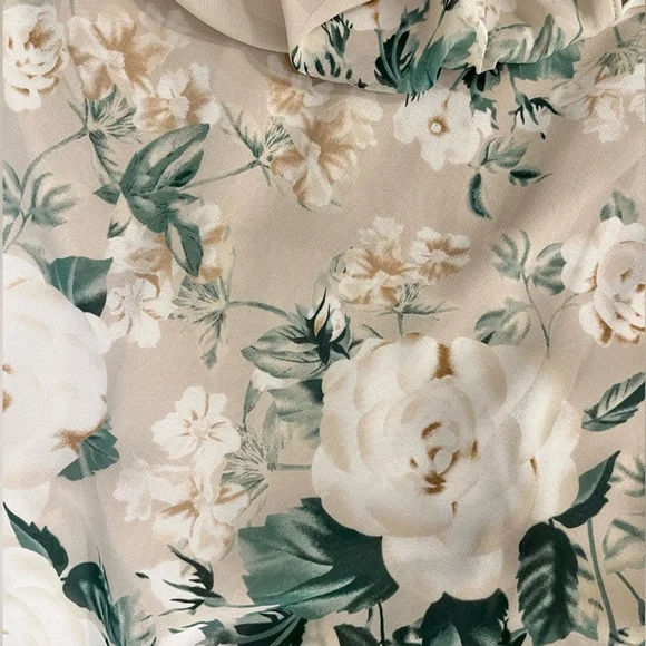 Show Me Your MuMu Amanda High Neck Sleeveless Floral Chiffon Maxi Dress size XS - Picture 10 of 10